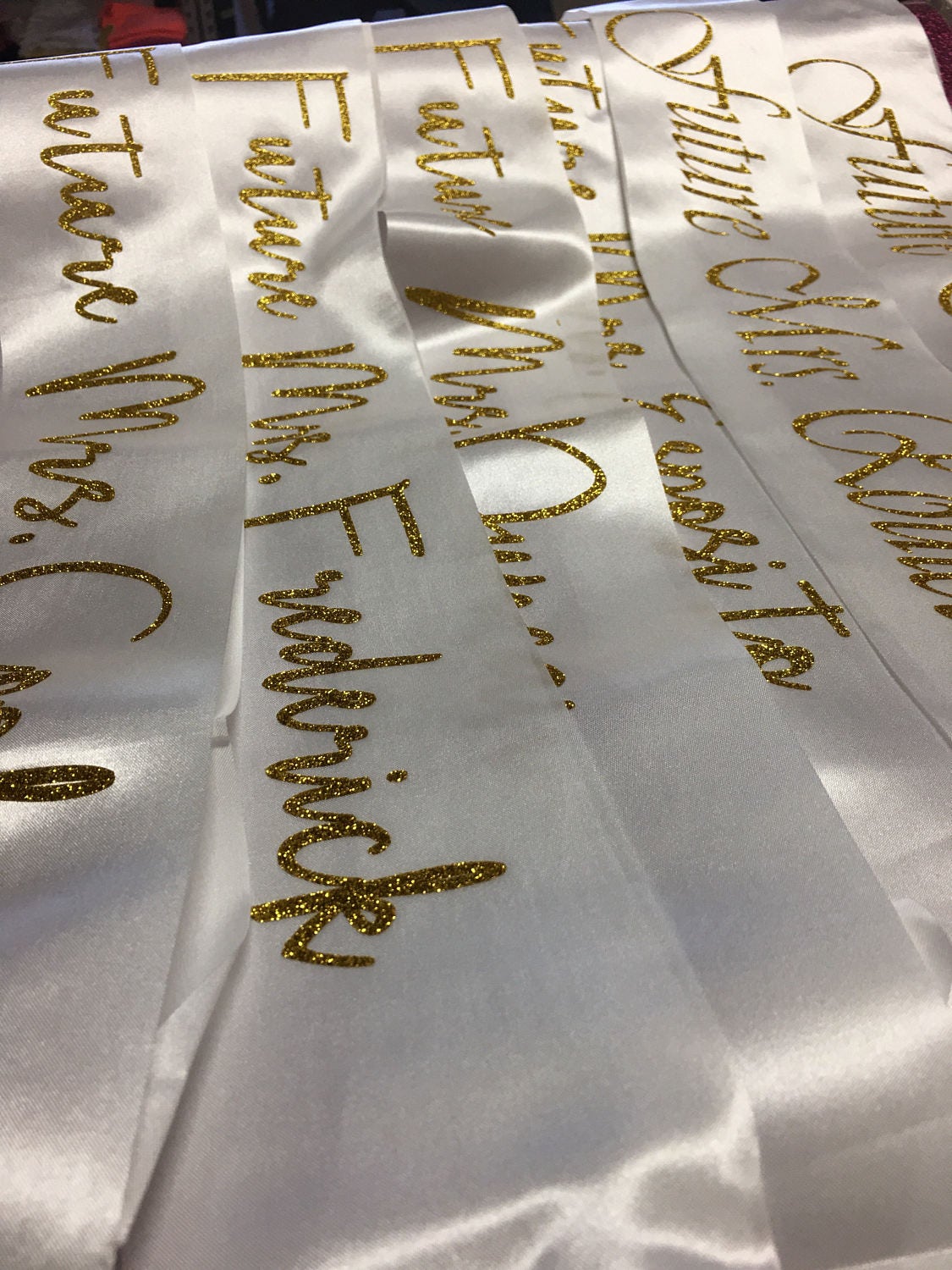 Future Mrs sash, bachelorette party sash