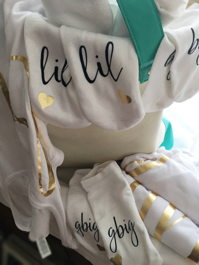 Sorority socks, big lil socks,