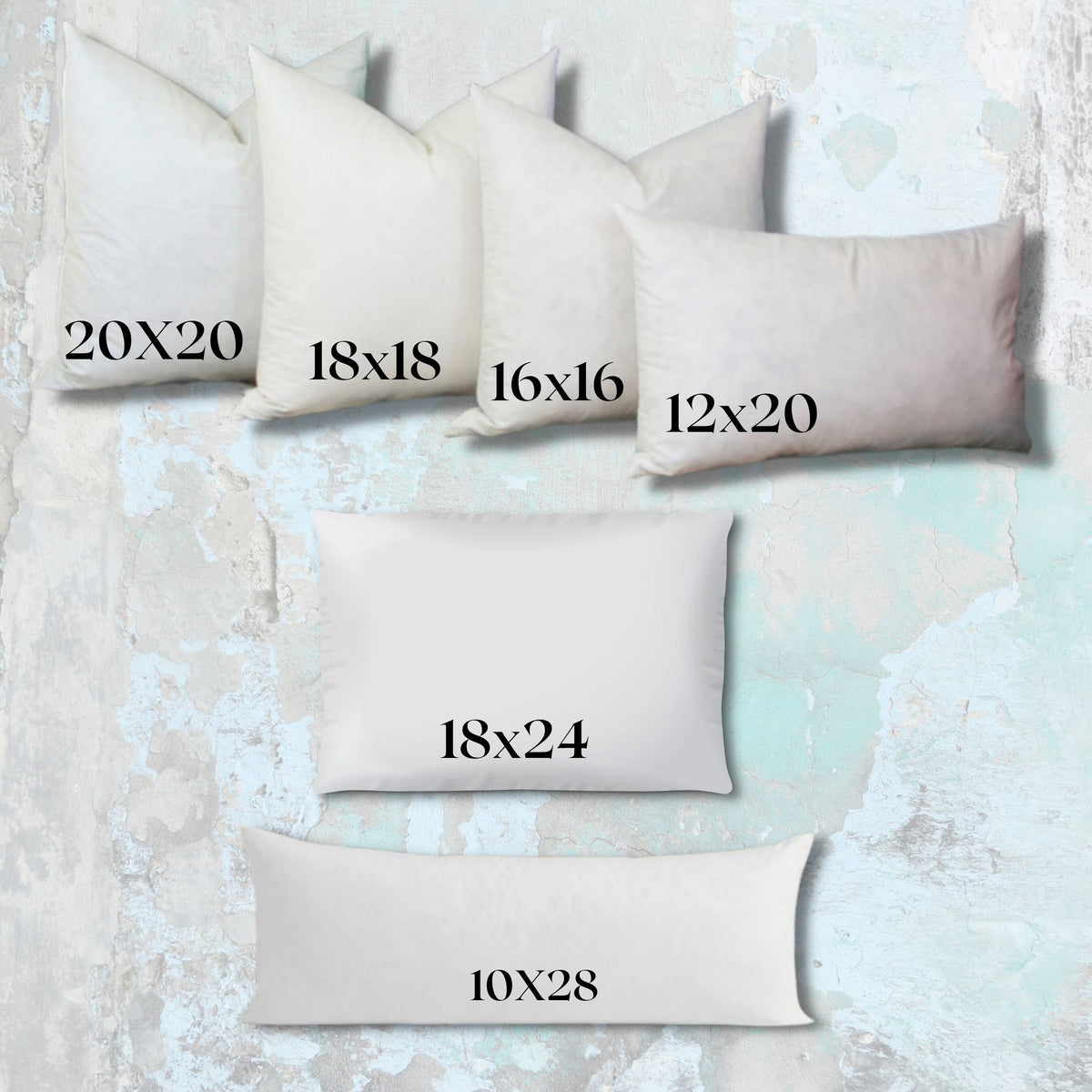 pillow insert, poly fill pillow insert