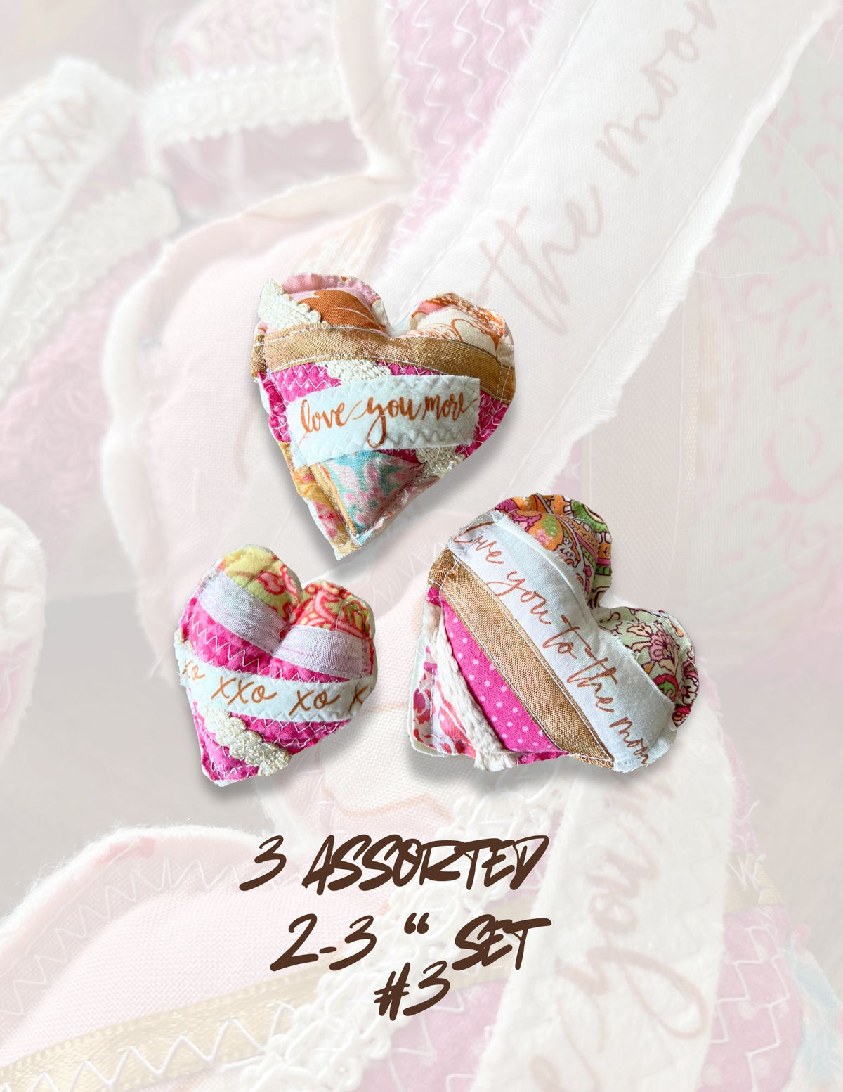 Valentine heart pillow, upcycled pillow