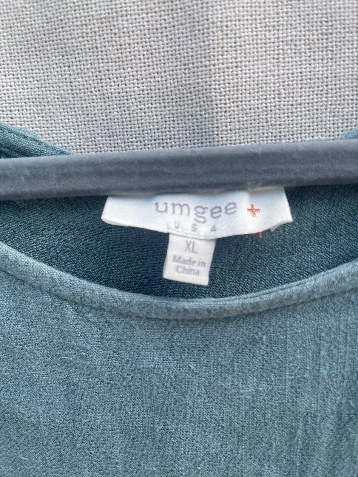 Frayed hem tunic, jade tunic Umgee reloved clothing
