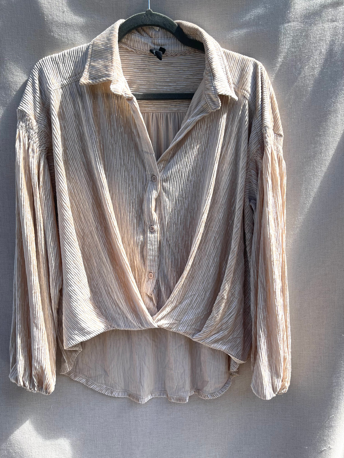 Over sized high low shirt