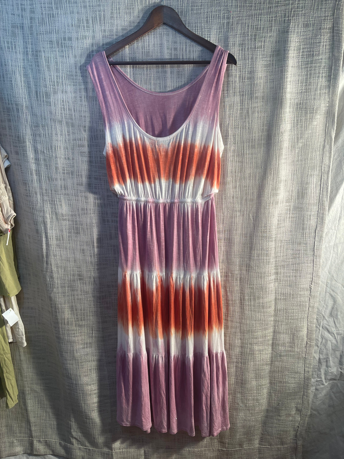 Tie dye sundress, beach dress, resort ware