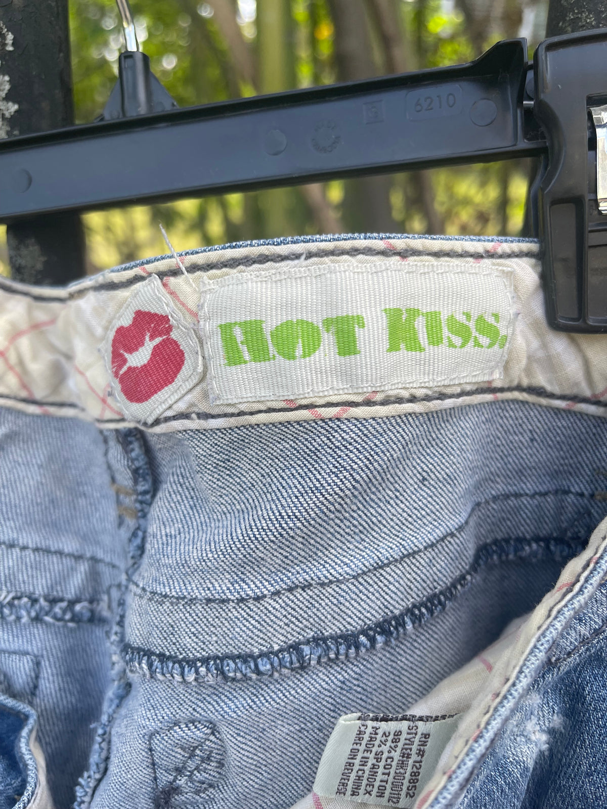 Distressed denim jeans, ankle length jeans, reloved clothing denim