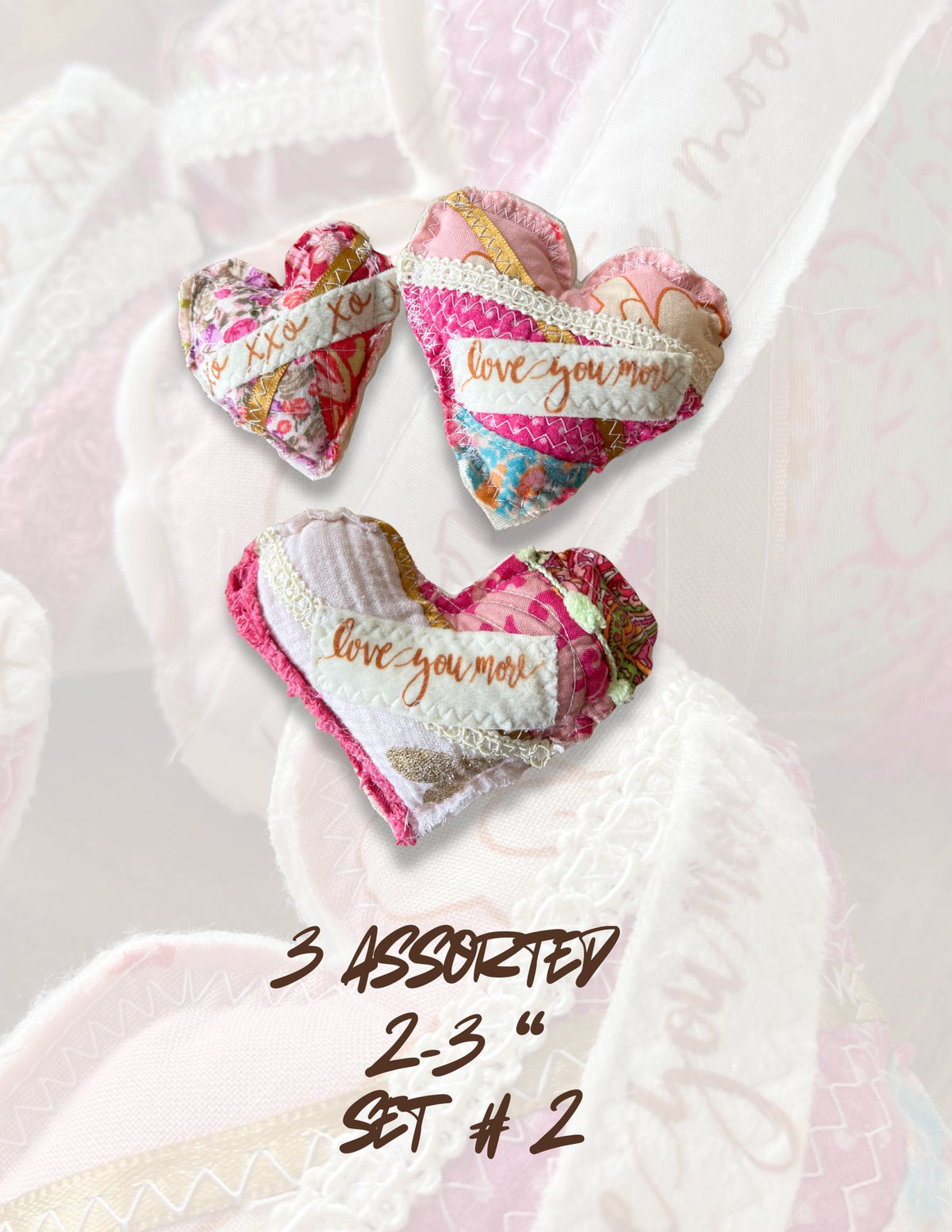Valentine heart pillow, upcycled pillow