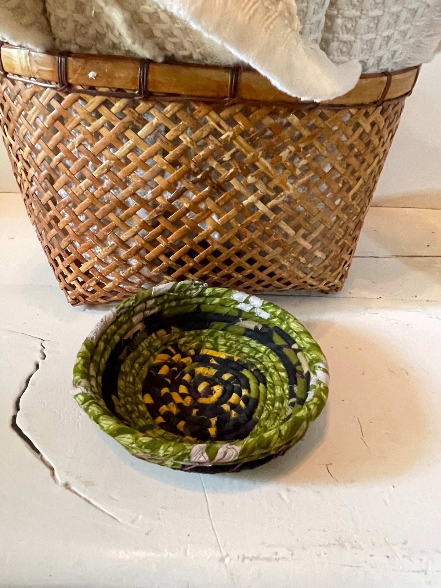 Fabric bowl, handcrafted fabric bowl