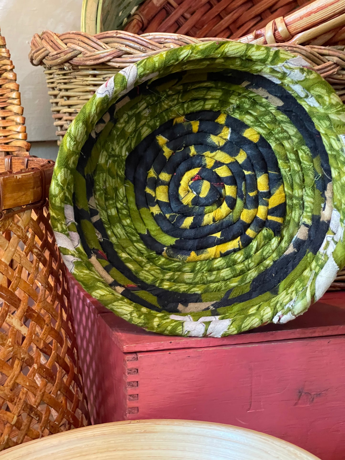 Fabric bowl, handcrafted fabric bowl