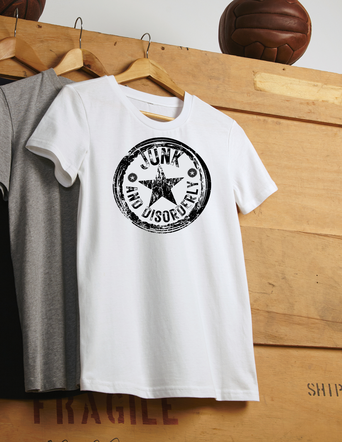 Thrifter t shirt, junk life t shirt,