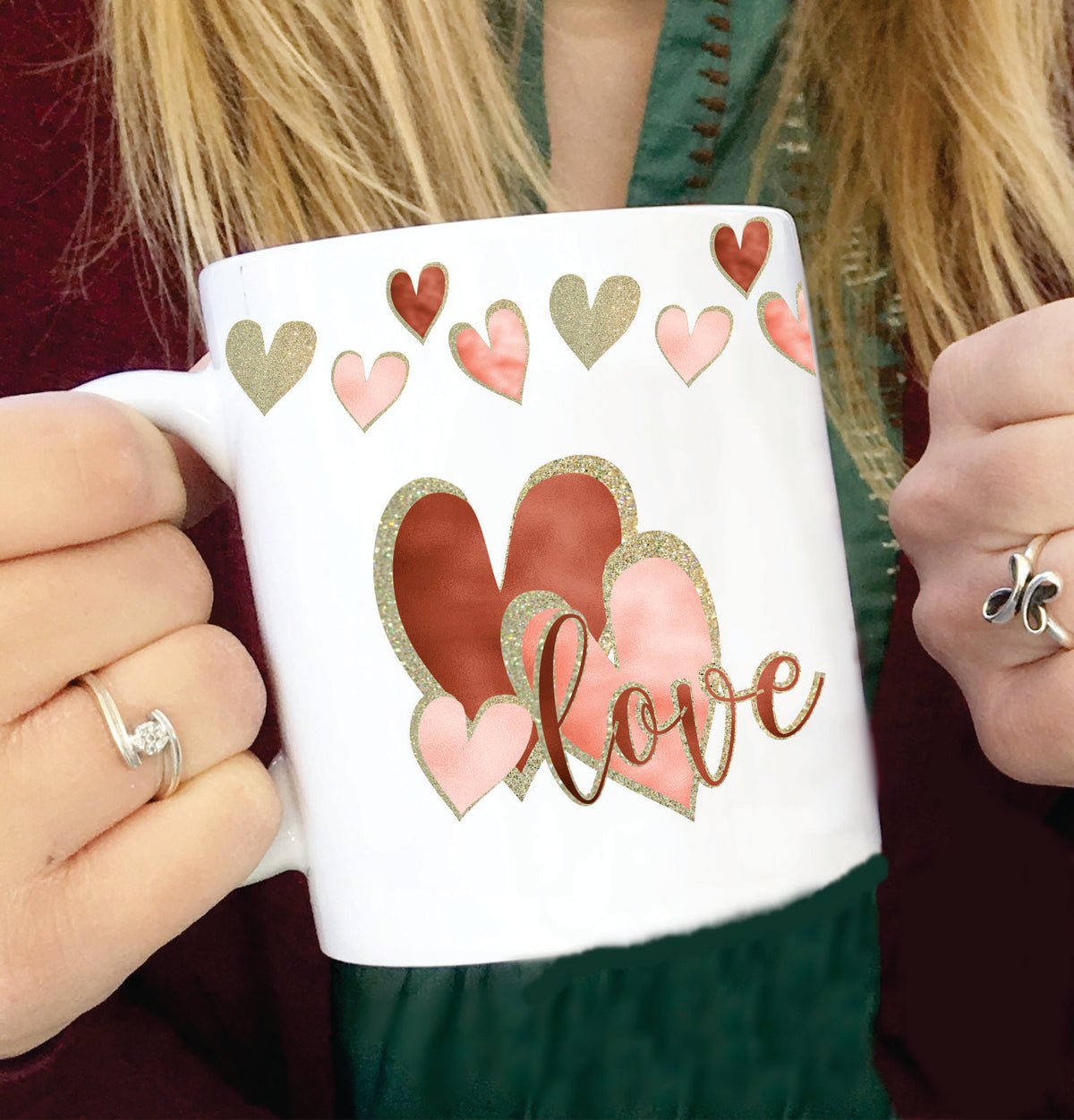 Valentines Day Mug, personalized coffee mug