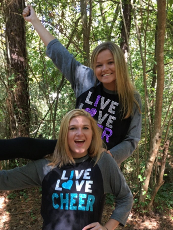 Live Love Cheer shirt, cheer team shirt