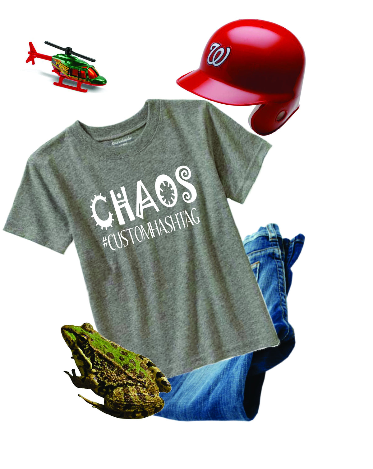 Chaos youth t shirt, customized t shirt