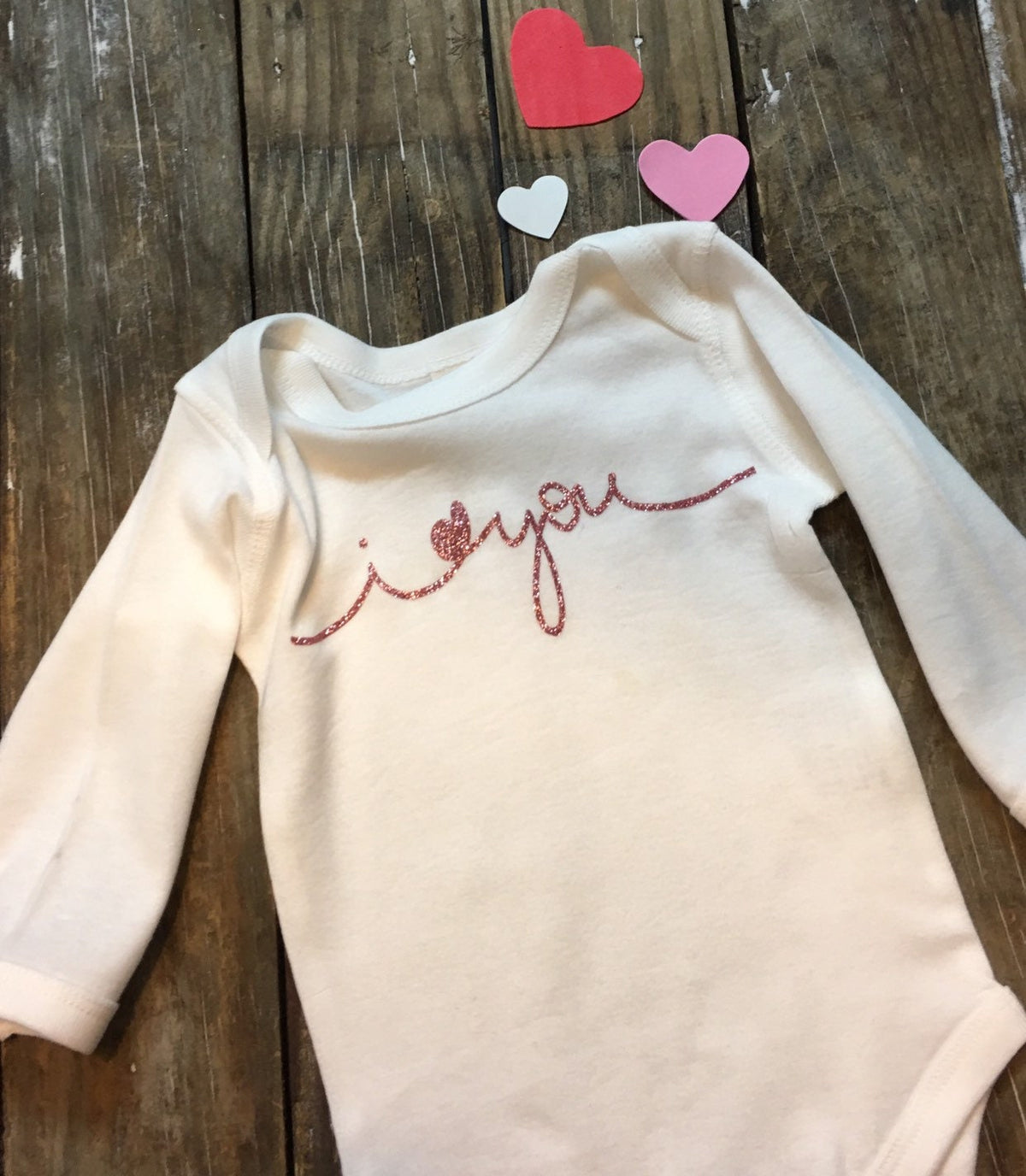 i love you infant one piece, valentines infant bodysuit