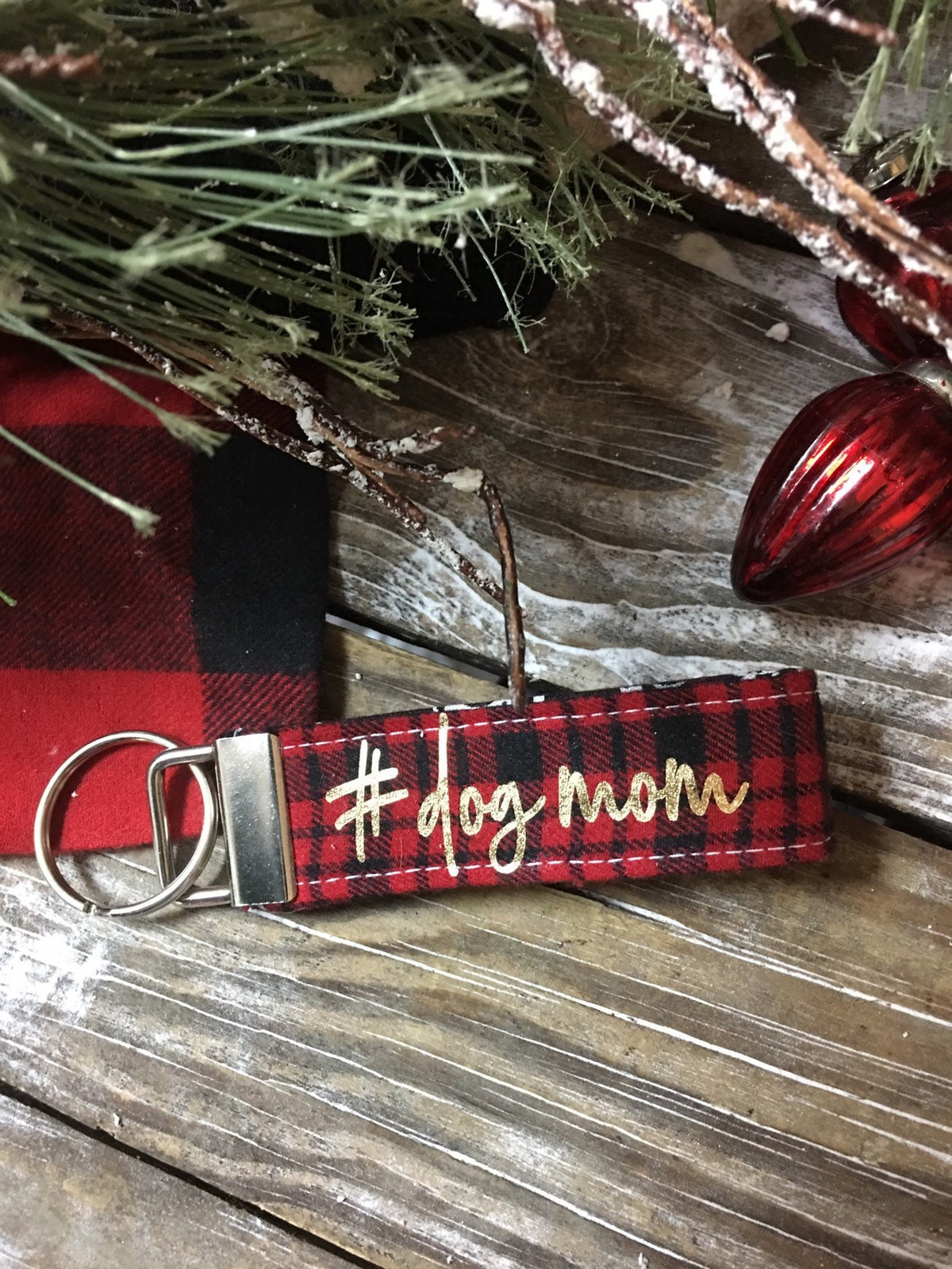 Dog mom key chain, key chain dog lover
