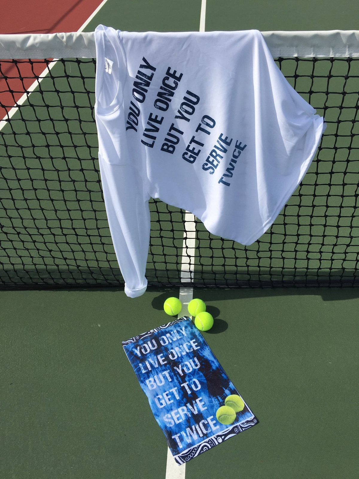 Tennis towel, tennis graphic towel