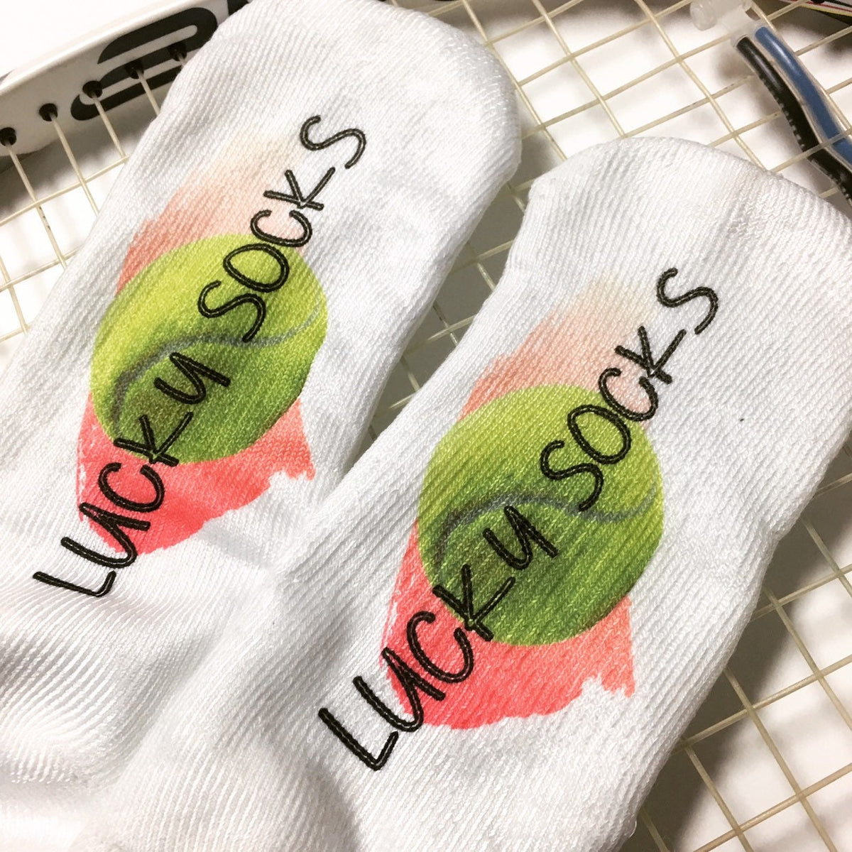 Tennis lucky socks