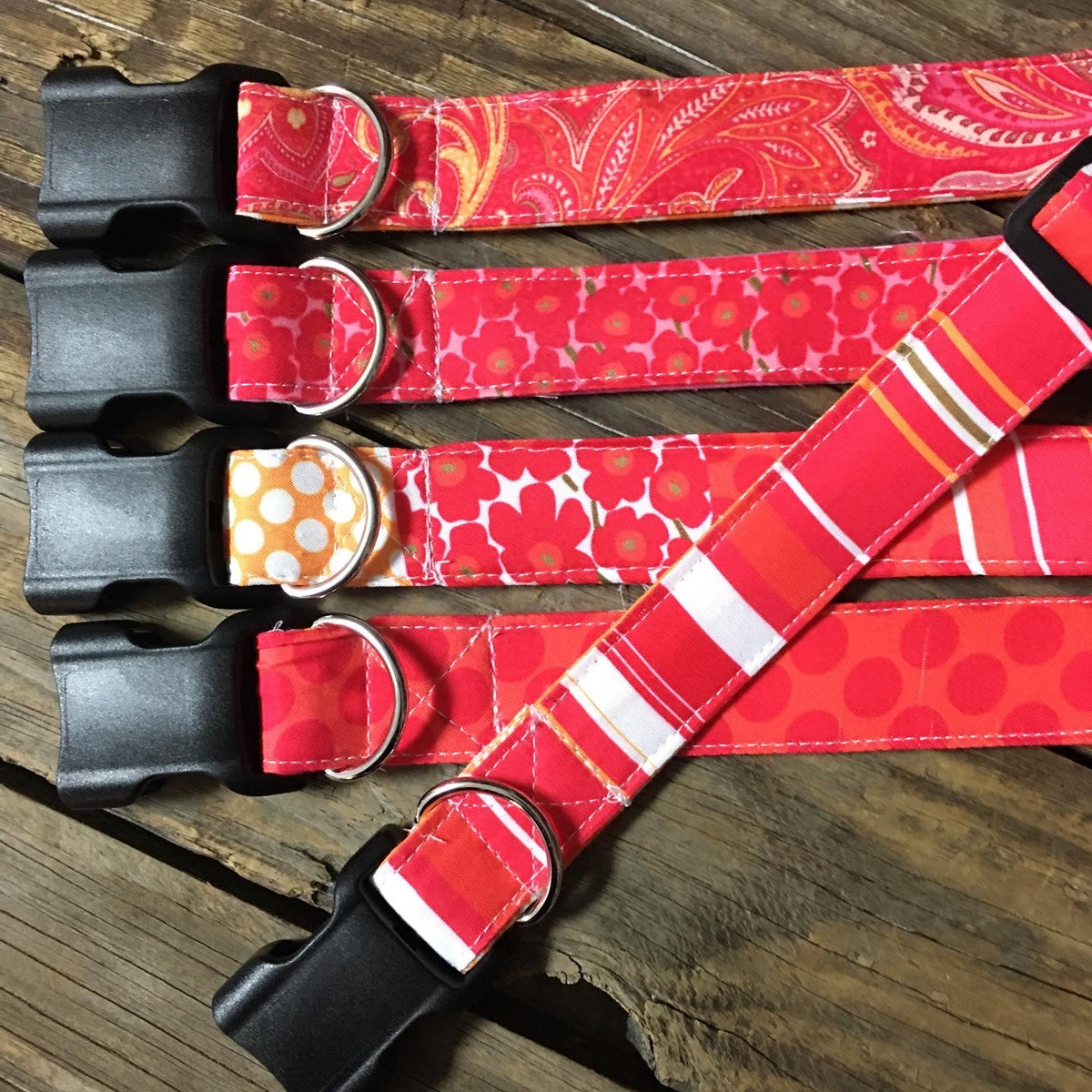 Citrus patterned dog collar