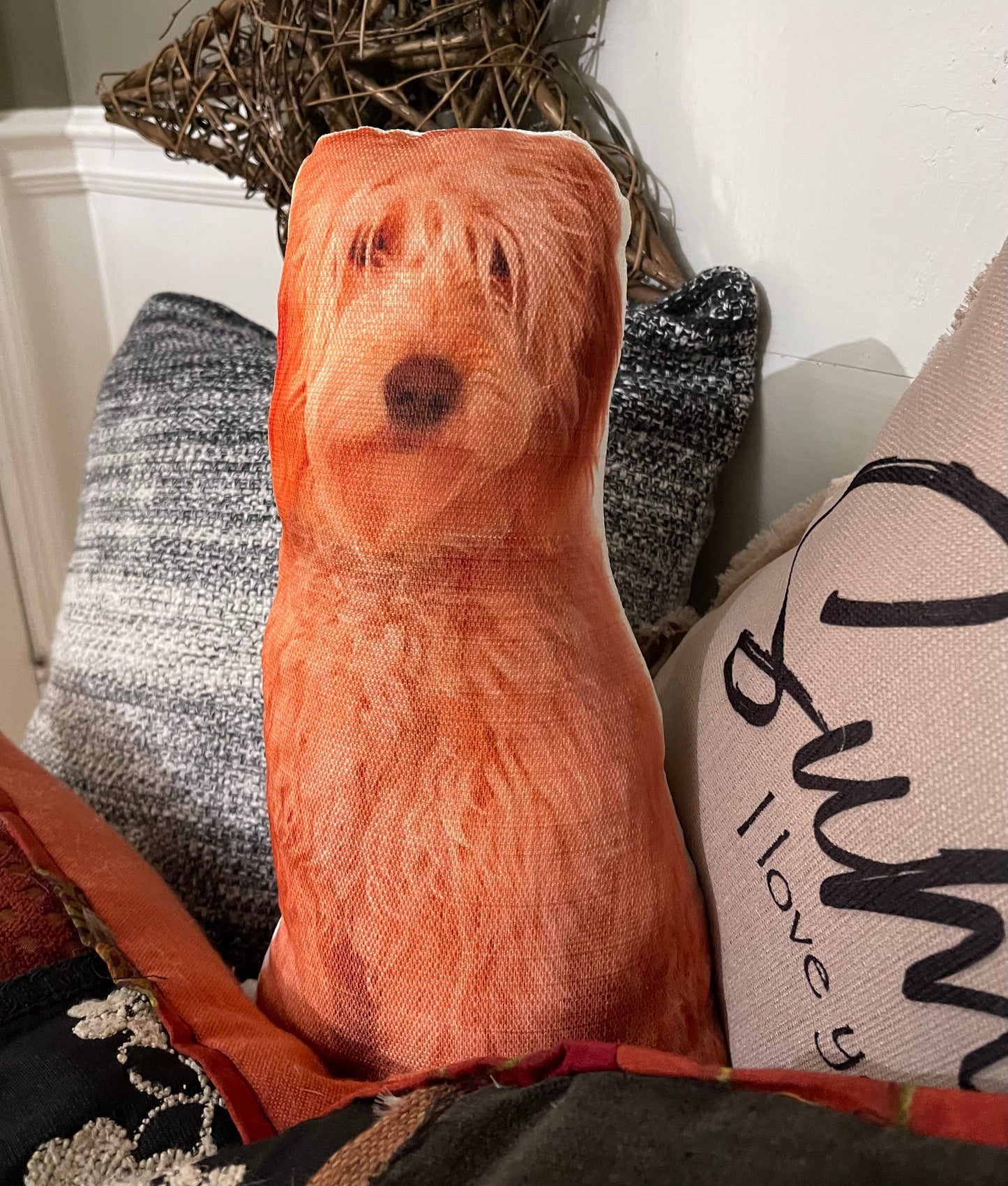 custom pet pillow, picture puppy pillow, dog lover pillow