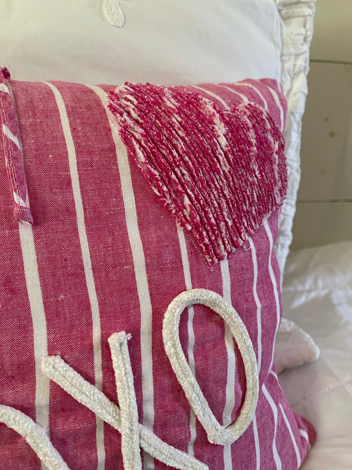 Valentine’s pillow, farmhouse pillow