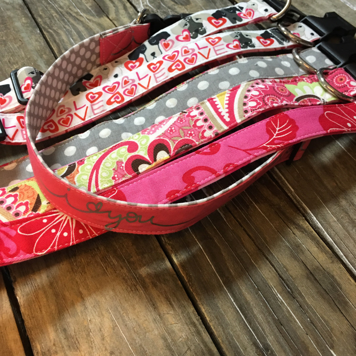 Valentines dog collar