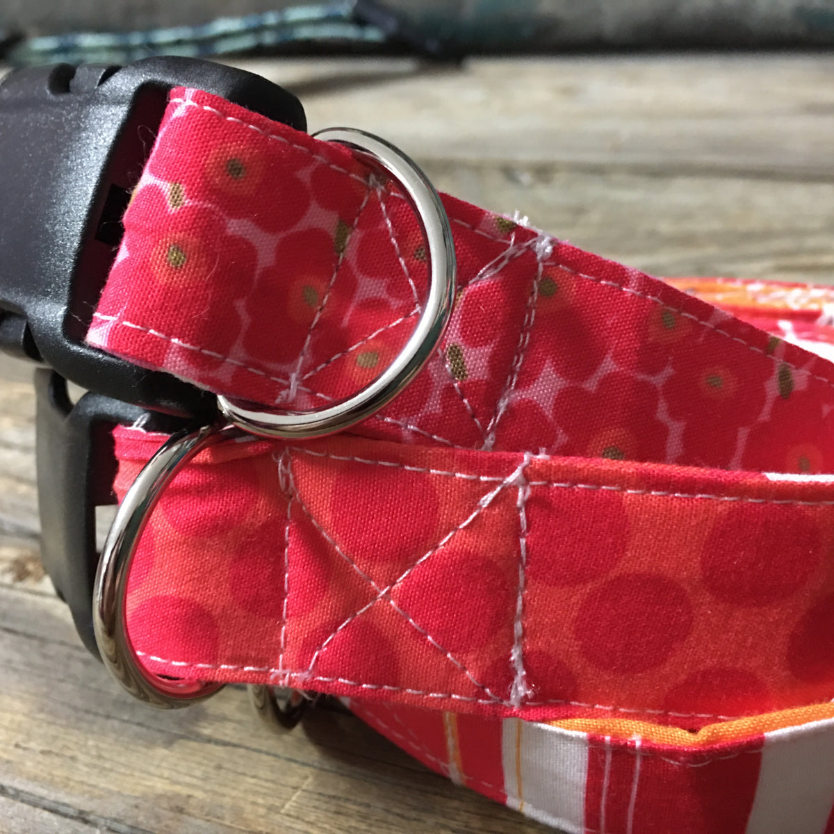 Citrus patterned dog collar