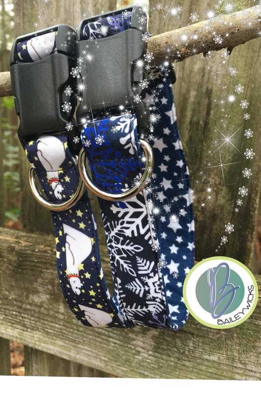 Christmas dog collar