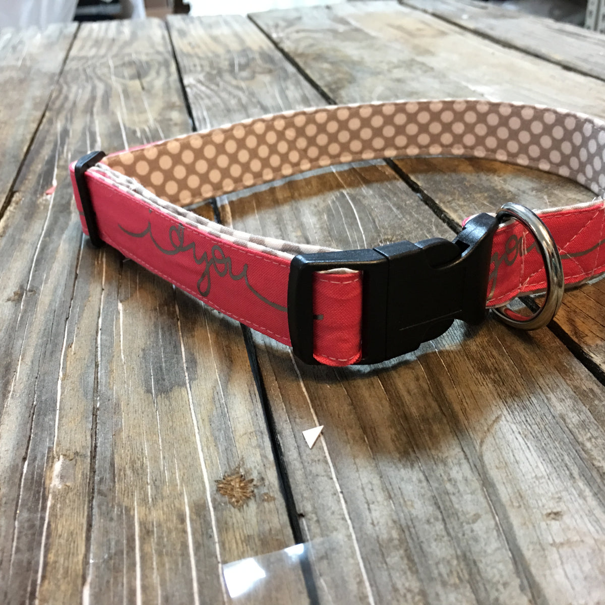 Valentines dog collar