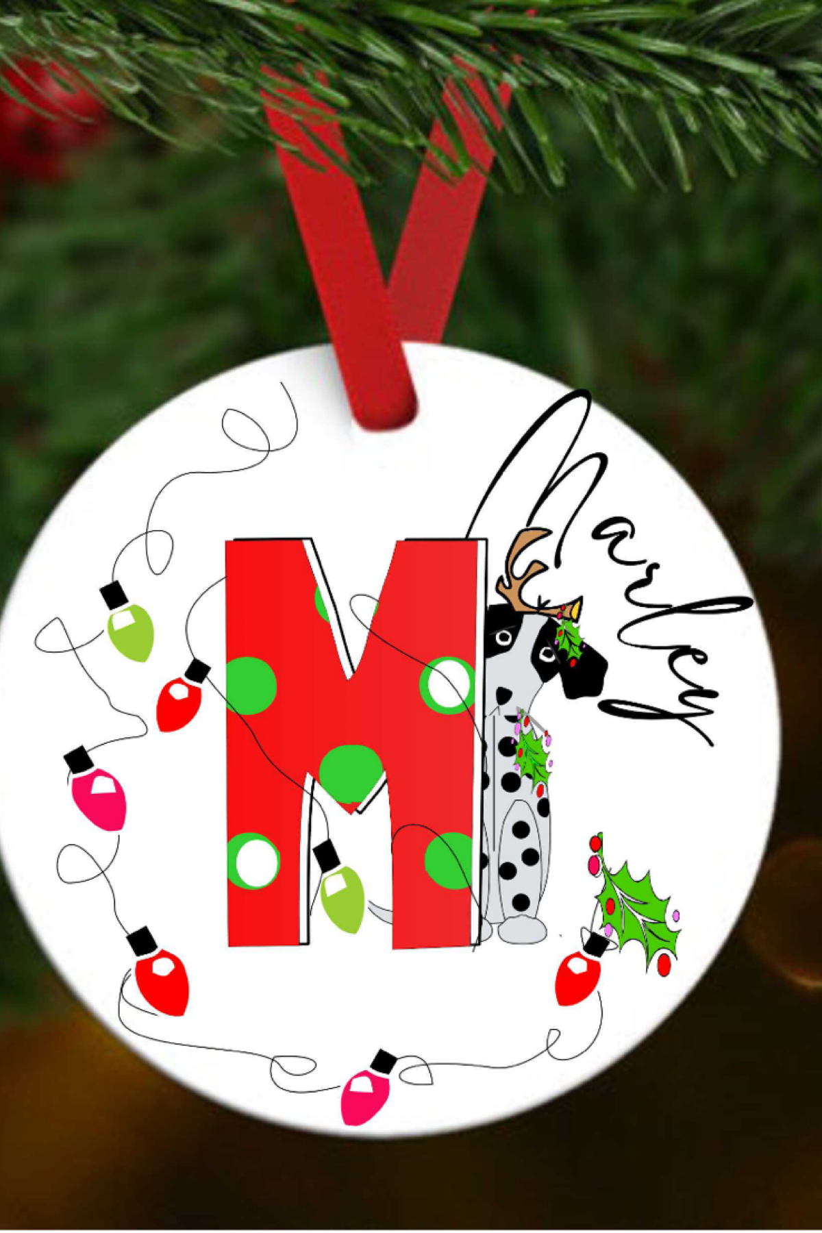 Personalized Christmas ornament
