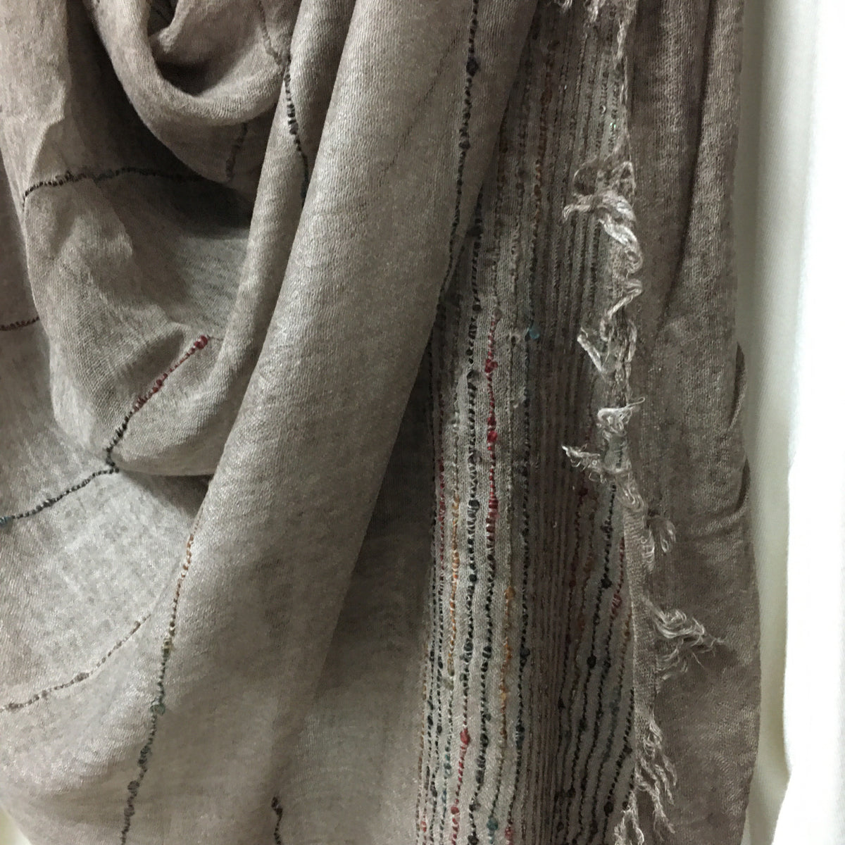 Brown boho fashion scarf
