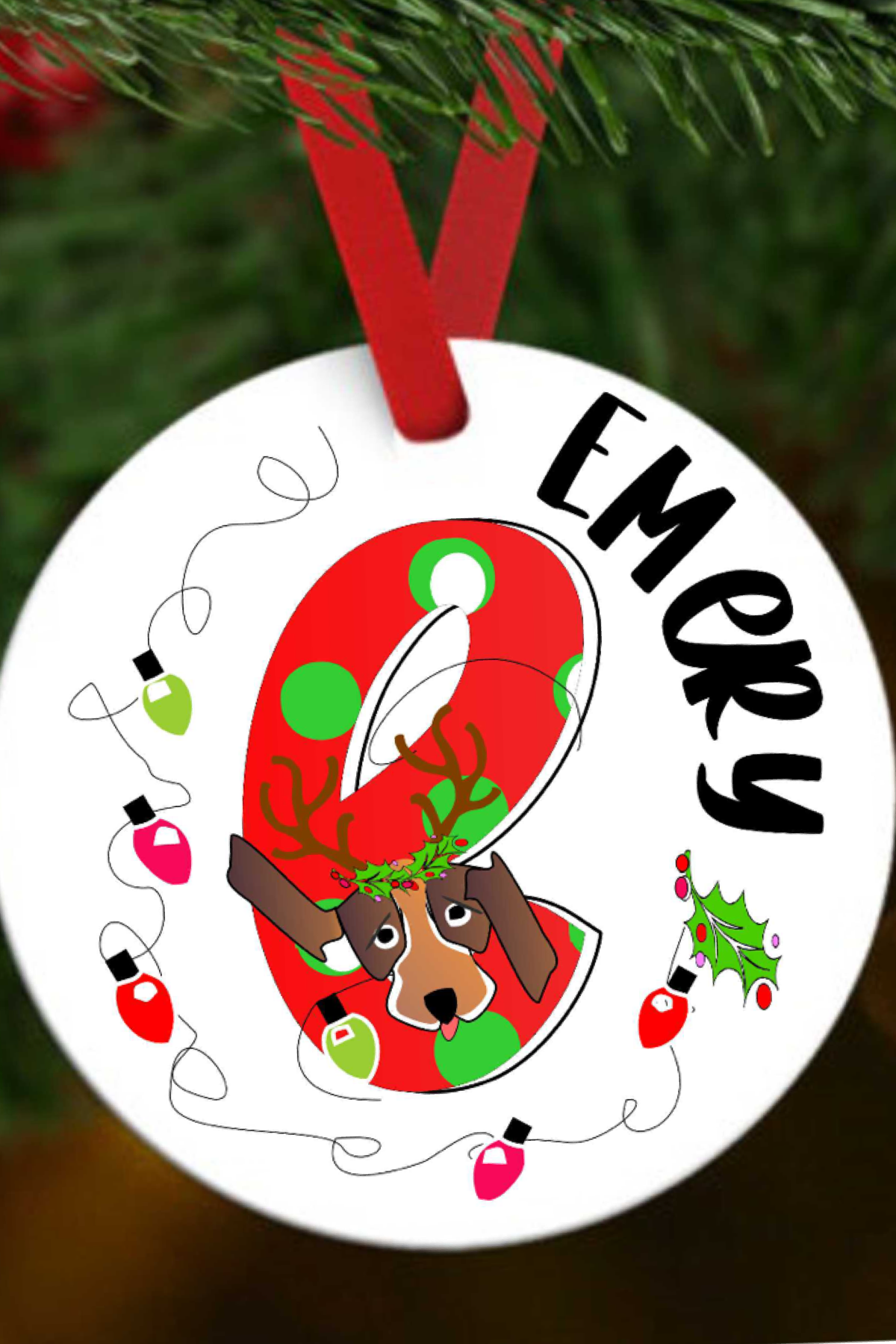 Personalized Christmas ornament