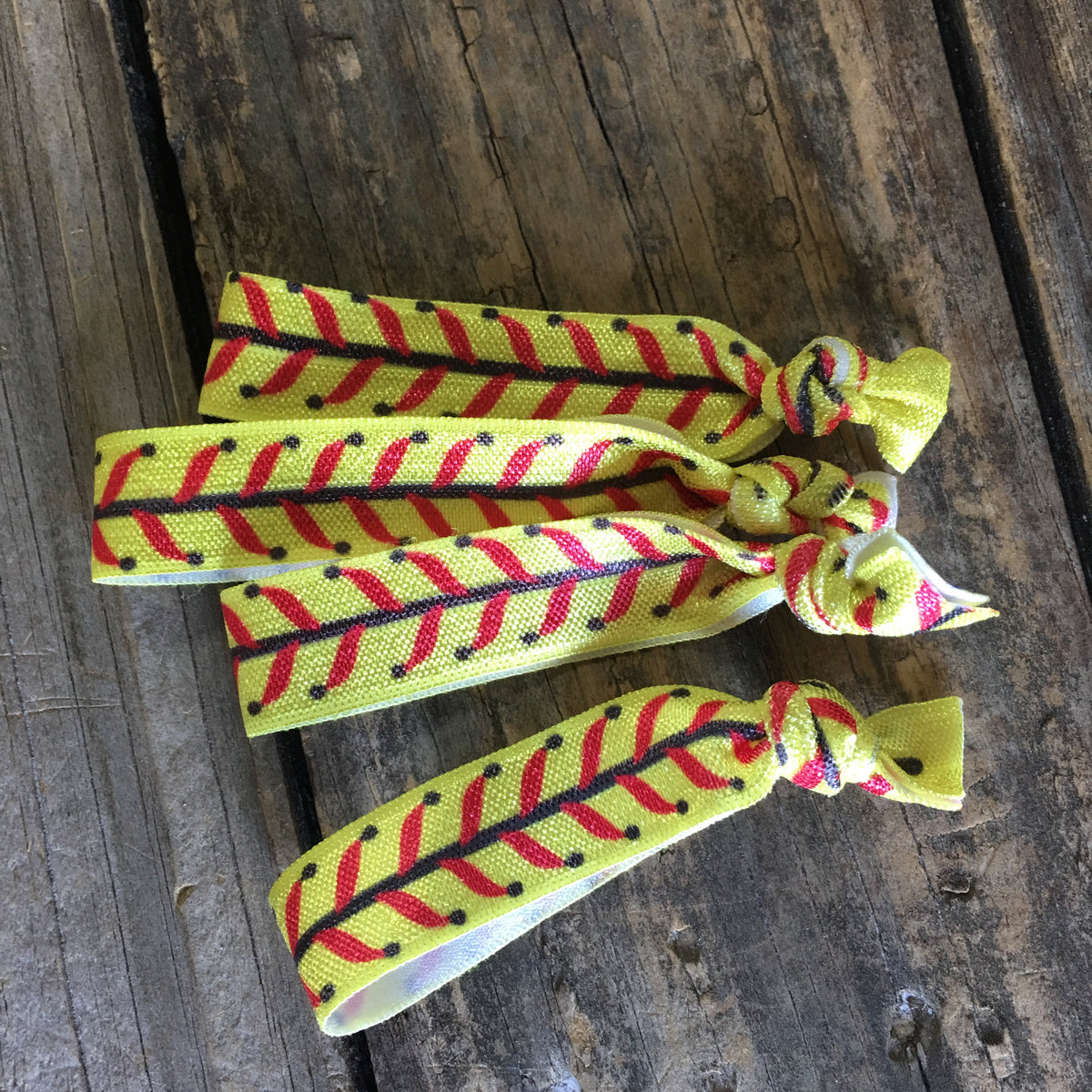 Softball hair ties