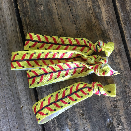 Softball hair ties